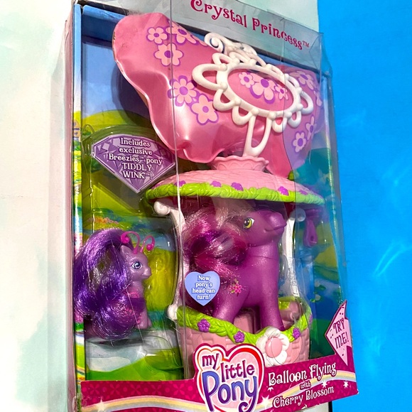 MY LITTLE PONY G3 NWT VTG 2005 CRYSTAL PRINCESS BALLOON FLYING MUSICAL, 2/PONIES - Picture 12 of 16